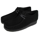 【最大1000円OFFクーポン】 Clarks WALLABEE クラークス ワラビー ブーツ メンズ ブラック 黒 26155519