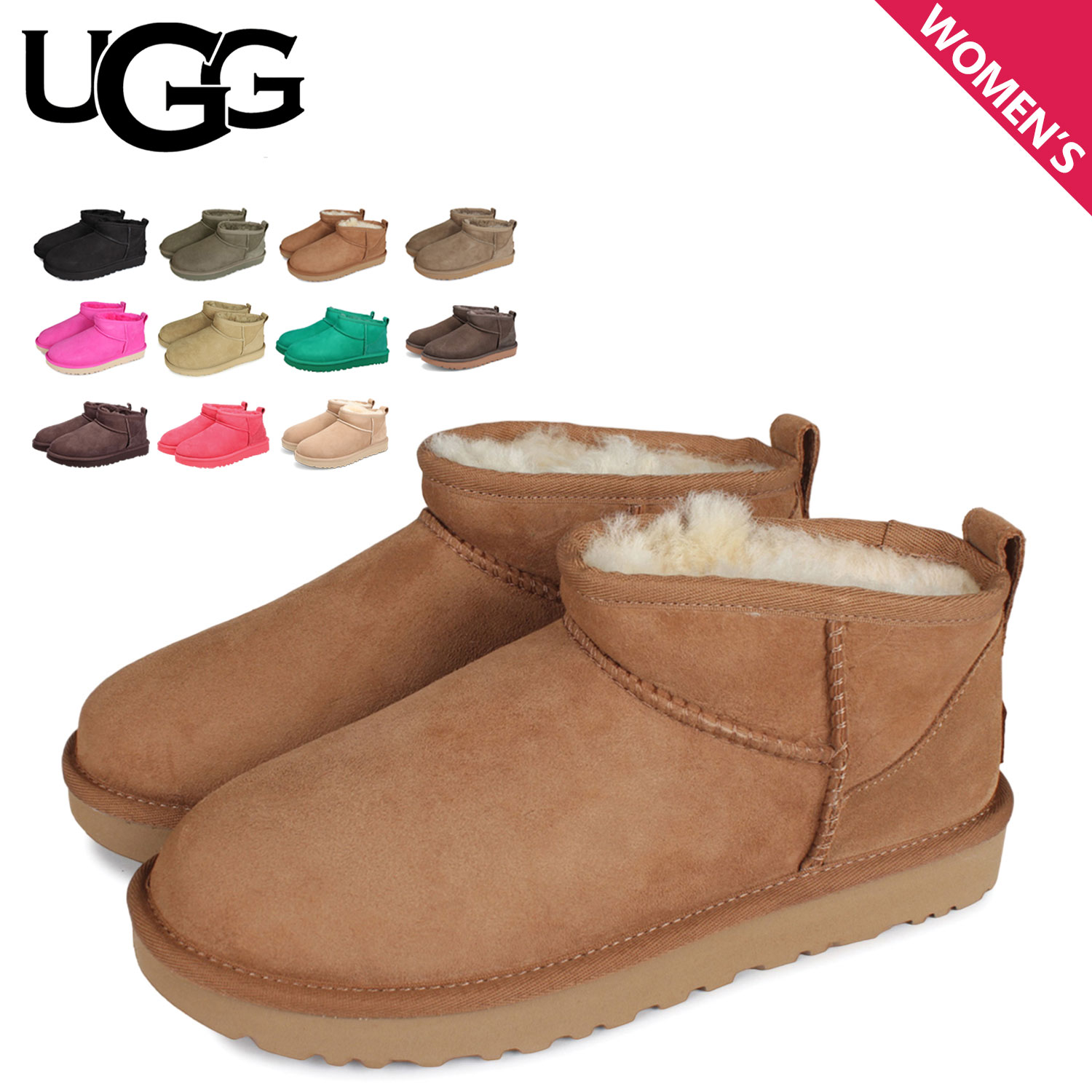 UGG CLASSIC ULTRA MINI アグ ムートンブーツ クラシック ウルトラ ミニ レデ ...