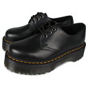 【最大1000円OFFクーポン】 Dr.Martens QUAD RETRO 1461 3 EYE SHOE ドクターマーチン 3ホール シューズ クアッド レトロ メンズ レディース 厚底 ブラック 黒 25567001