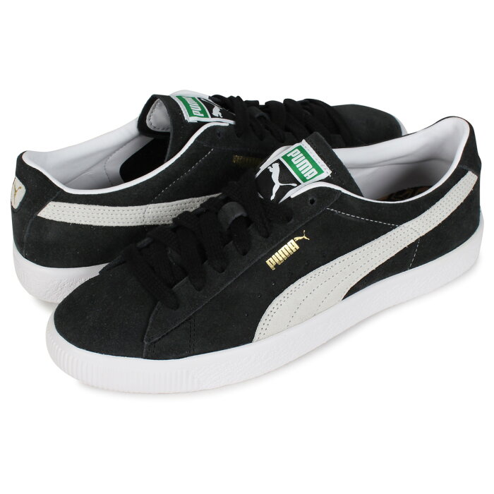 PUMA SUEDE VINTAGE プーマ スウェード ヴィンテージ スニーカー メンズ レディース スエード ブラック 黒 374921-05