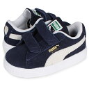 PUMA SUEDE CLASSIC 21 V INF プーマ スウェード クラシック スニーカー ベビー キッズ スエード ベルクロ ネイビー 380564-...
