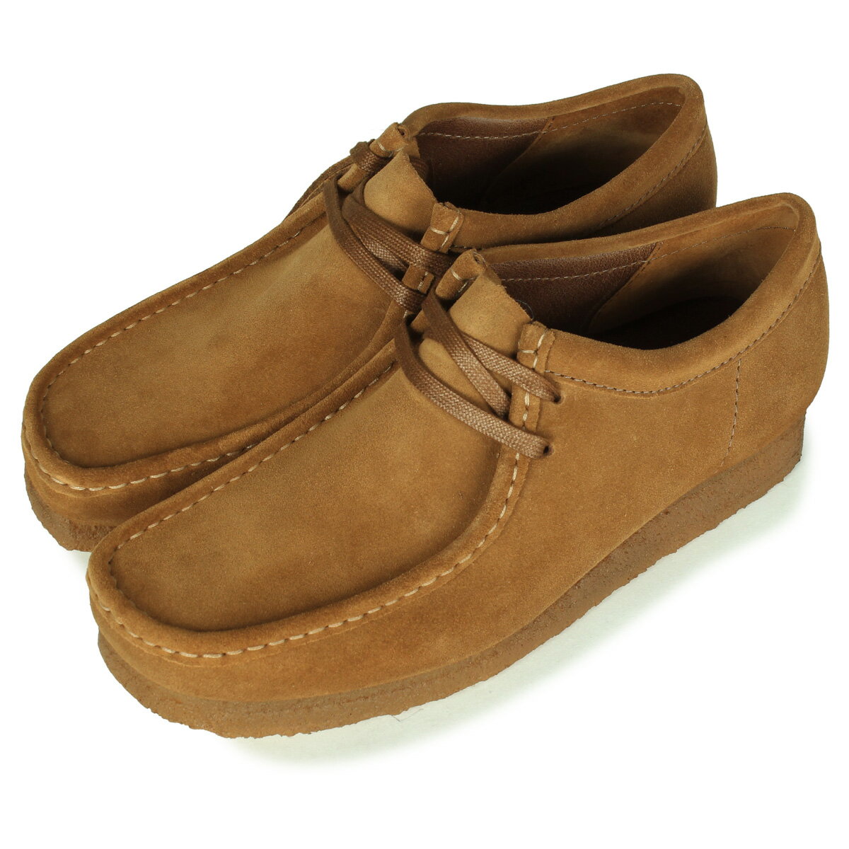 【最大1000円OFFクーポン】 Clarks WALLABEE BOOT クラークス ワラビー ブーツ メンズ スエード ライト ブラウン 26155518