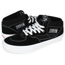 【最大1000円OFFクーポン】 VANS SKATE HALF CAB ヴァンズ ハーフキャブ スニーカー メンズ バンズ ブラック 黒 VN0A5FCDY28