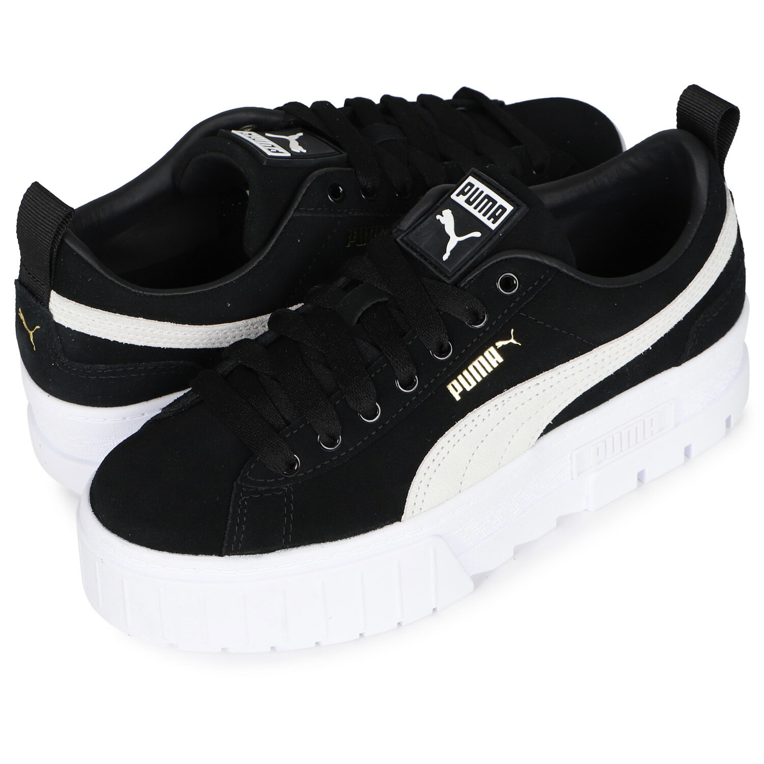 【最大1000円OFFクーポン】 PUMA MAYZE プーマ メイズ スニーカー レディース 厚底 ブラック 黒 380784..