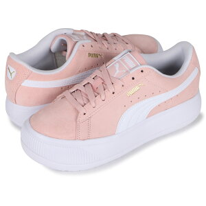 【最大600円OFFクーポン】 PUMA SUEDE MAYU プーマ スウェード マユ スニーカー レディース スエード 厚底 ピンク 380686-03