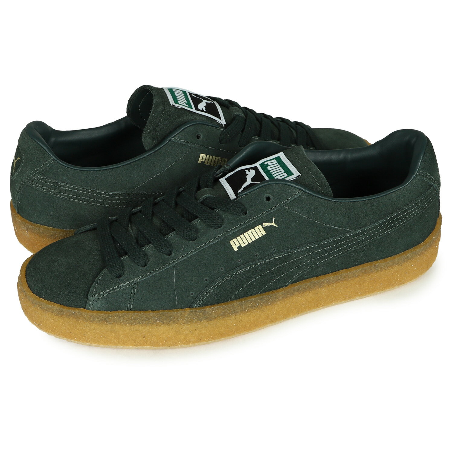 【最大1000円OFFクーポン】 PUMA SUEDE CREPE プーマ スウェード クレープ スニーカー メンズ スエード グリーン 380707-04