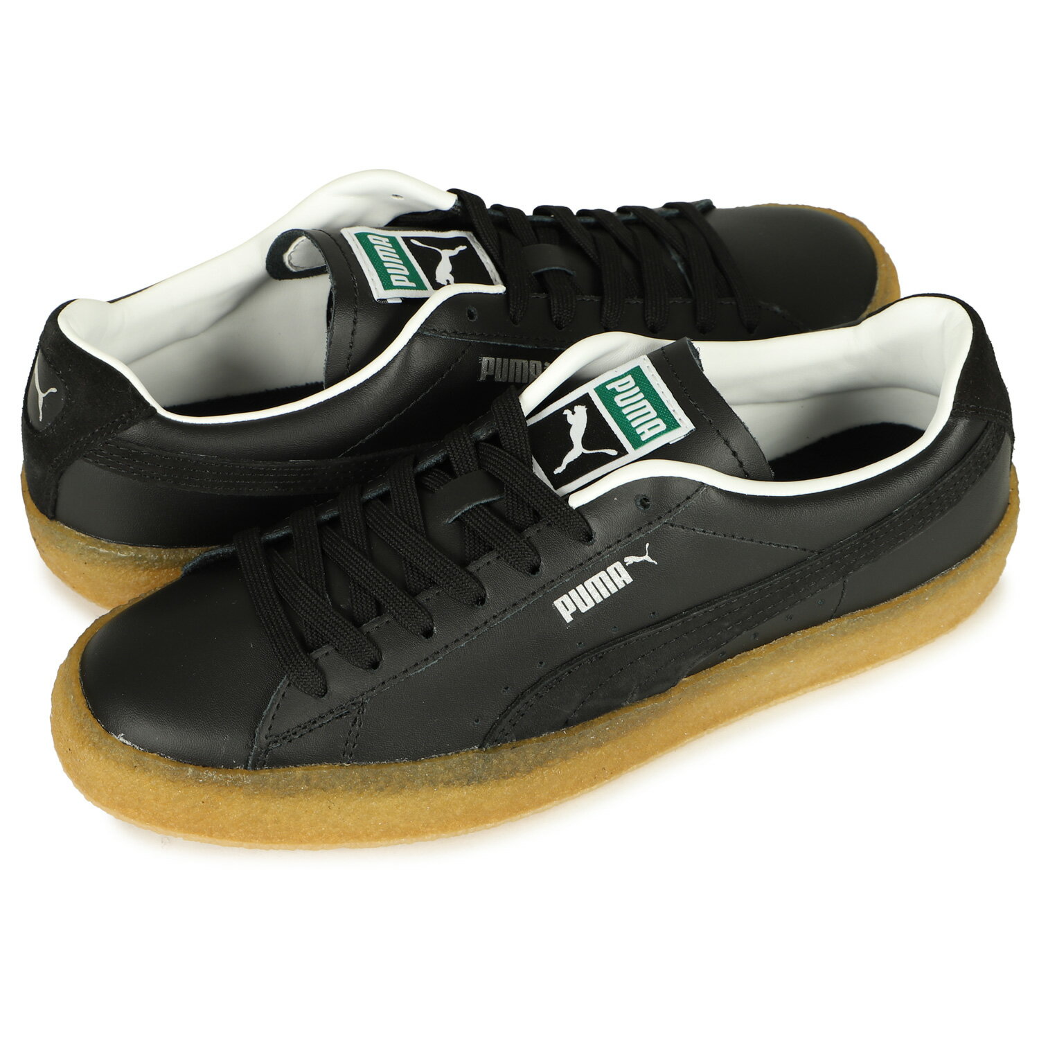 ں1000OFFݥ PUMA SUEDE CREPE LUXE ס  졼 奯 ˡ  ǥ  ֥å  382666-02