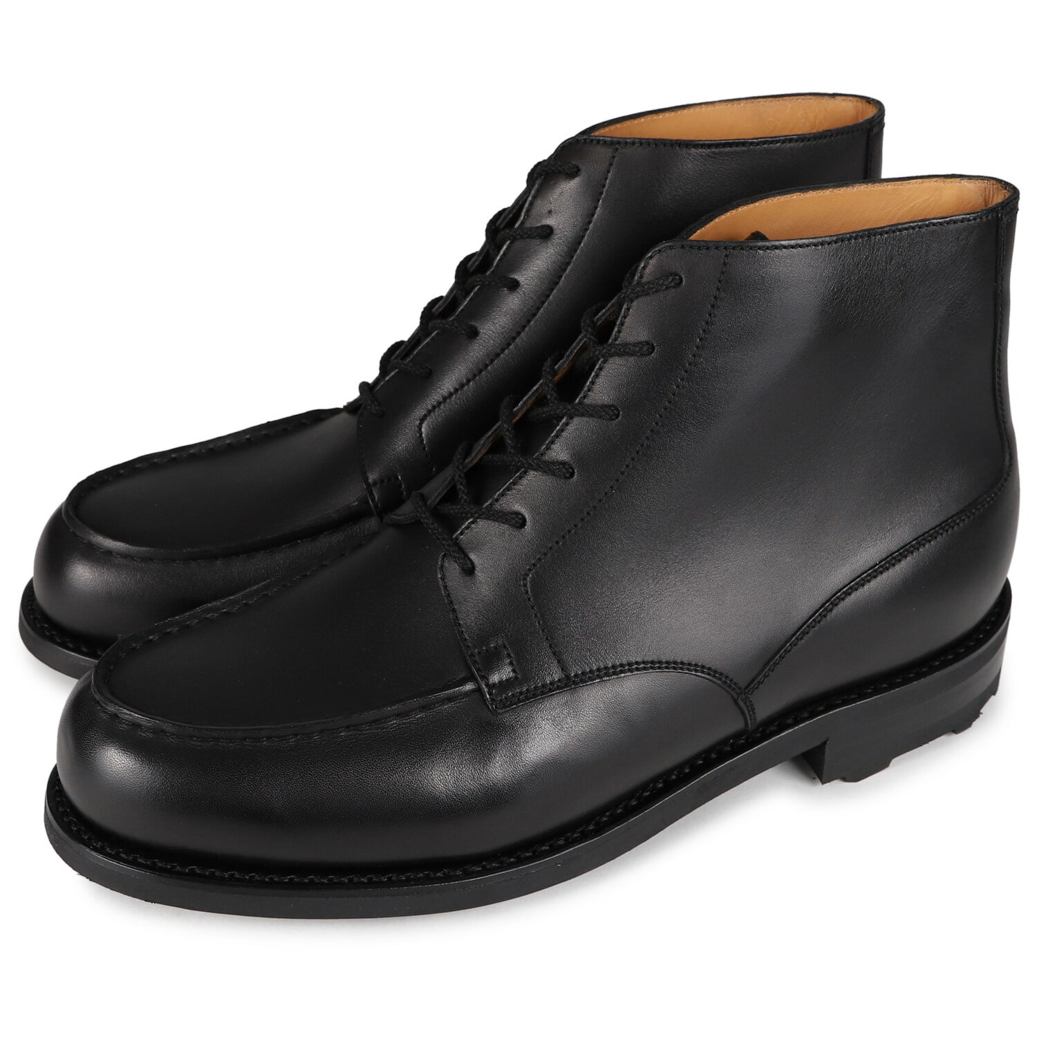  J.M.WESTON GOLF HIGH TOP DERBY 321 ジェイエムウェストン ブーツ ダービー ゴルフ ハイトップ メンズ 本革 Dワイズ ブラック 黒 1138FLZ3212A