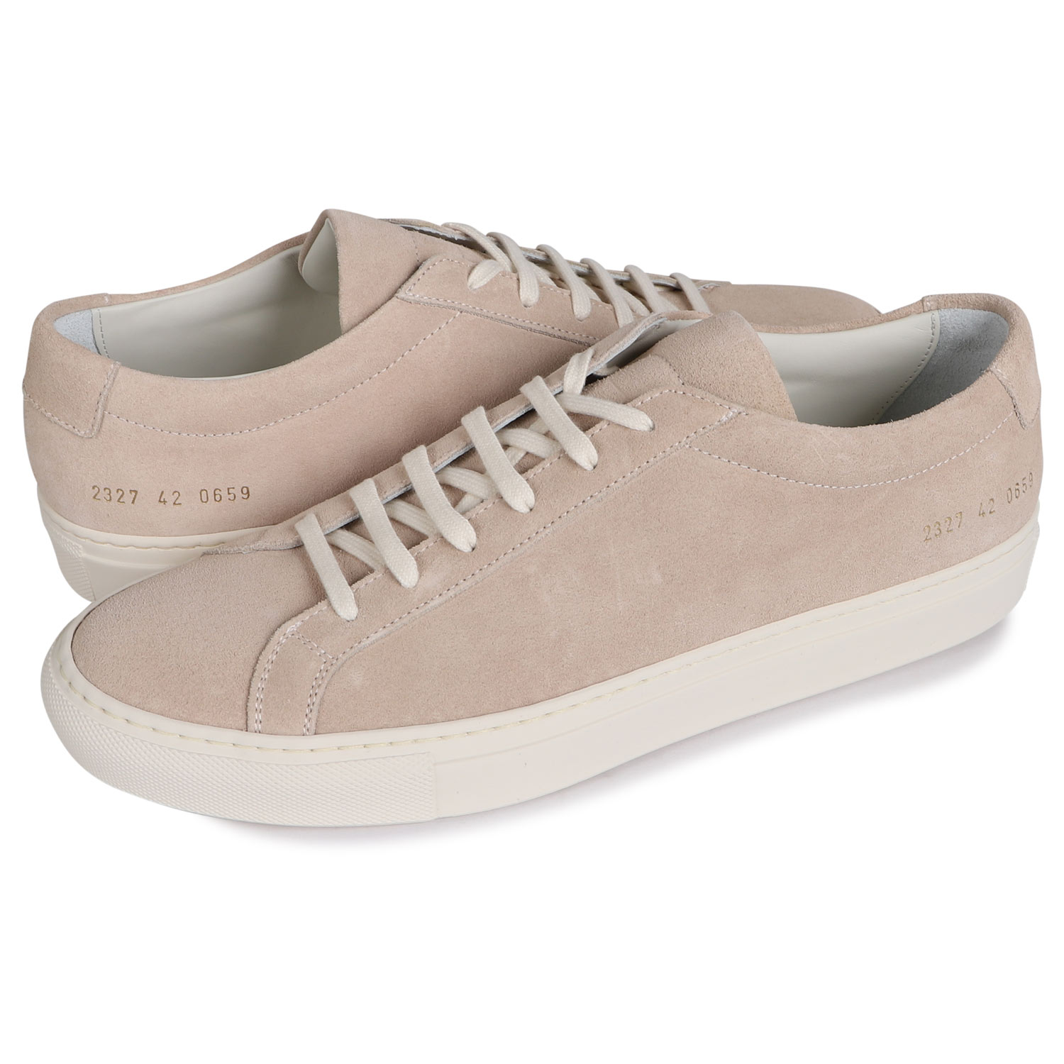  Common Projects ACHILLES LOW SUEDE コモンプロジェクト スニーカー アキレス ロー スエード メンズ ベージュ 2327-0659