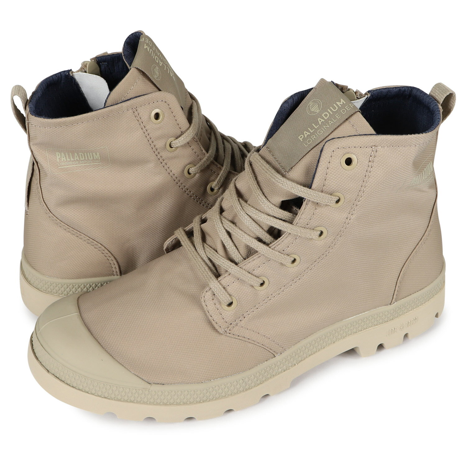 PALLADIUM PAMPA HI SEEKER LITE+ WP+ パラディウム パンパ ハイ シーカー ライト+ スニーカー レインシューズ メンズ 防水 ベージュ 77856-261