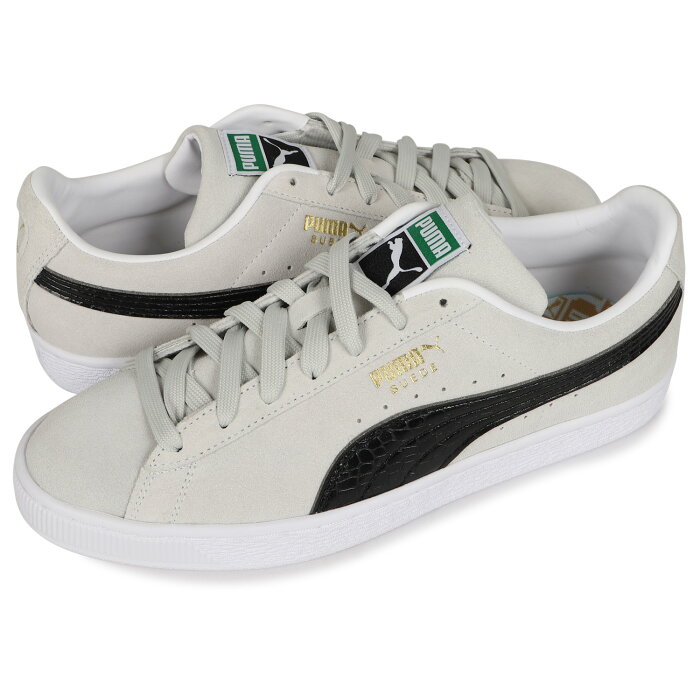 【最大1000円OFFクーポン】 PUMA SUEDE CROC プーマ スウェード クロック スニーカー メンズ スエード ホワイト 白 384852-02