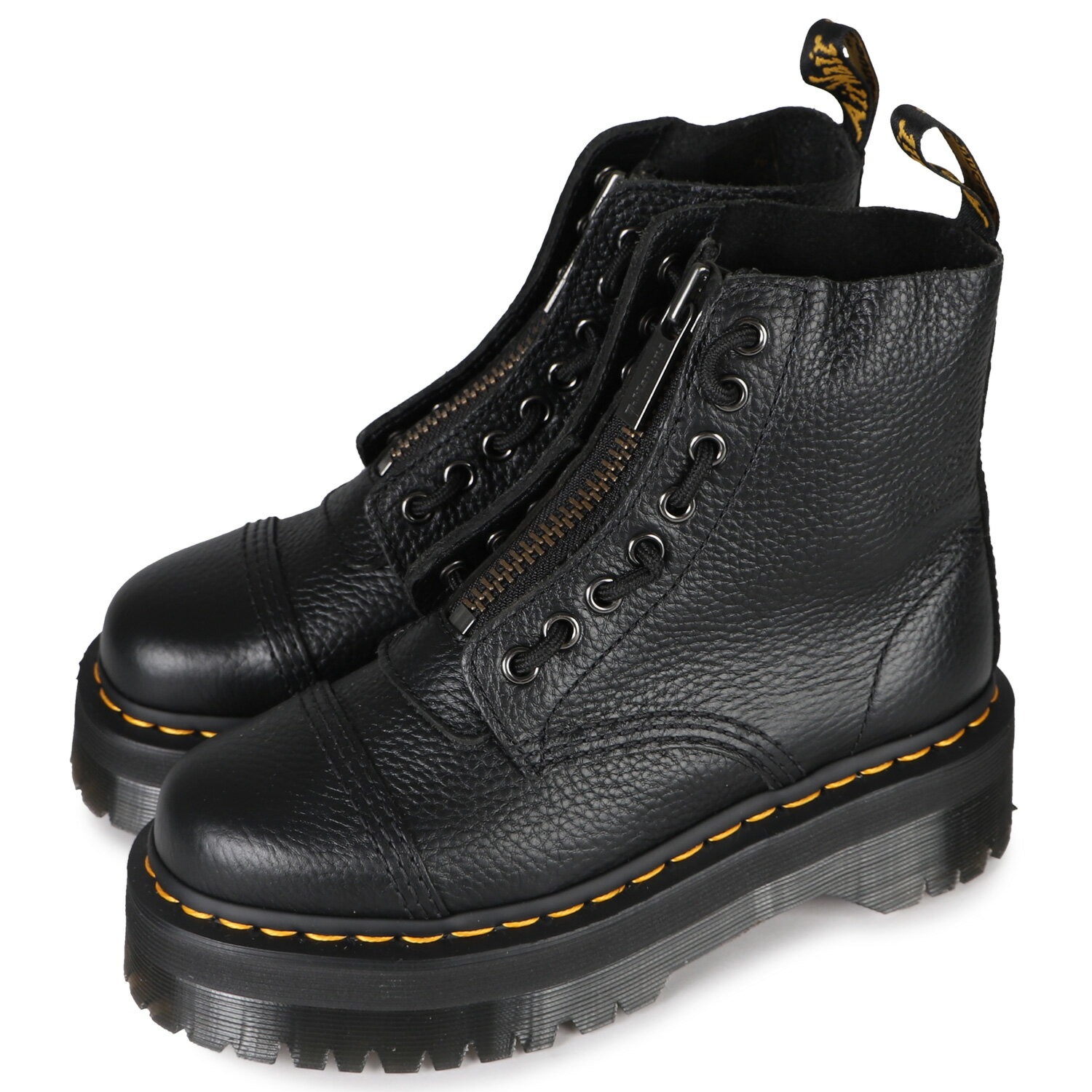 ドクターマーチン Dr.Martens QUAD RETRO SINCLAIR ドクターマーチン ブーツ ジャングルブーツ シンクレア レディース 厚底 ブラック 黒 22564001