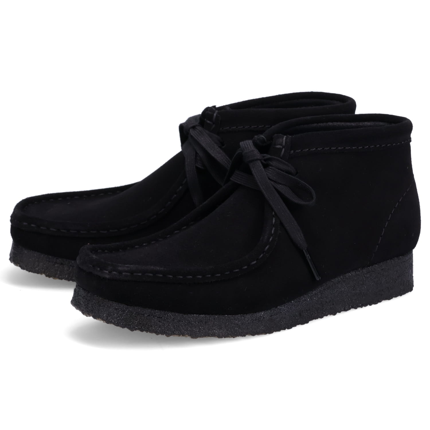 Clarks Originals WALLABEE BOOTS クラークス オリジナルズ ブーツ ワラビーブーツ レディース ブラック 黒 26155521