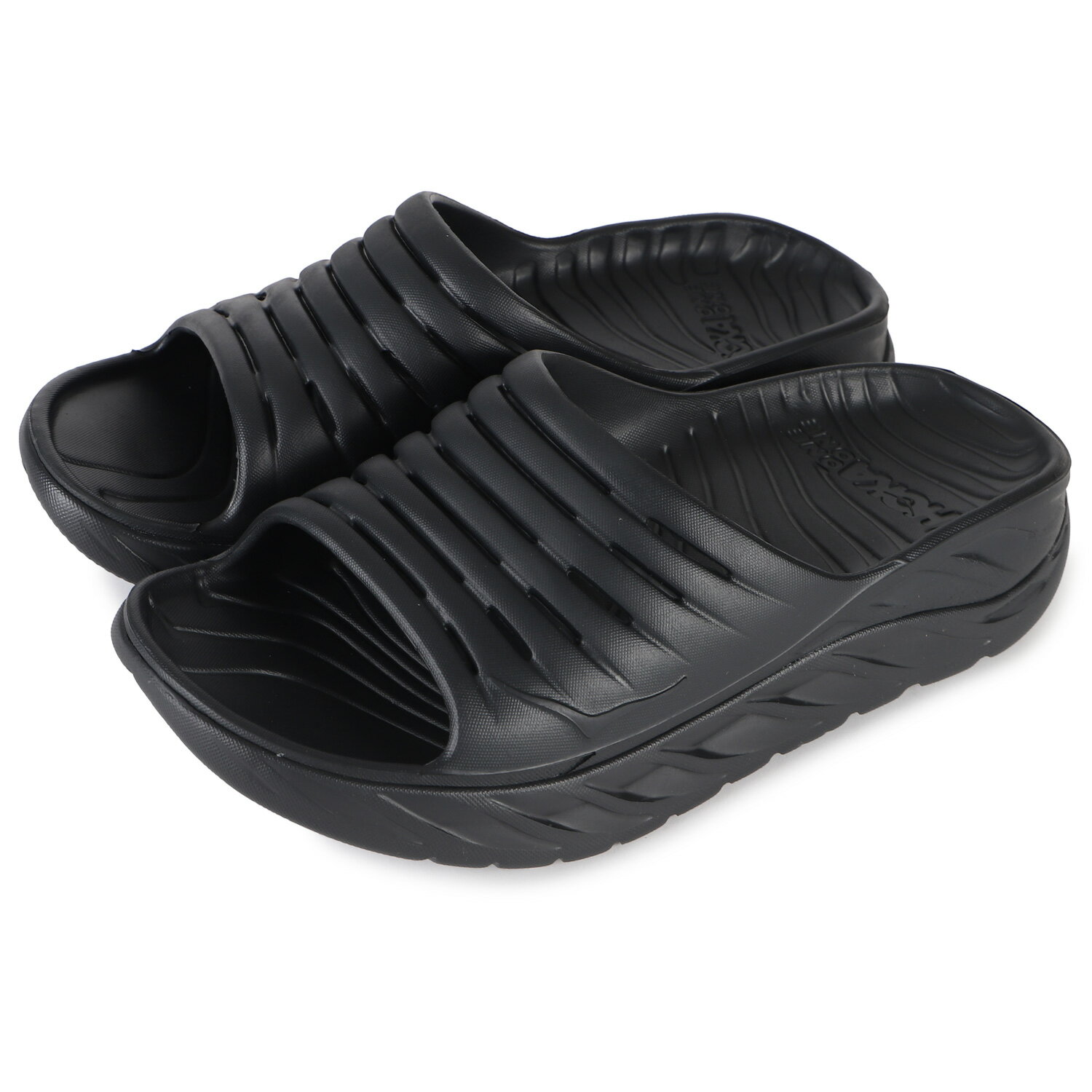 HOKA ONE ONE ORA RECOVERY SLIDE ホカオネオネ サンダル リカバリーサンダル オラ リカバリー スライド メンズ 厚底 ブラック 黒 1134527のサムネイル