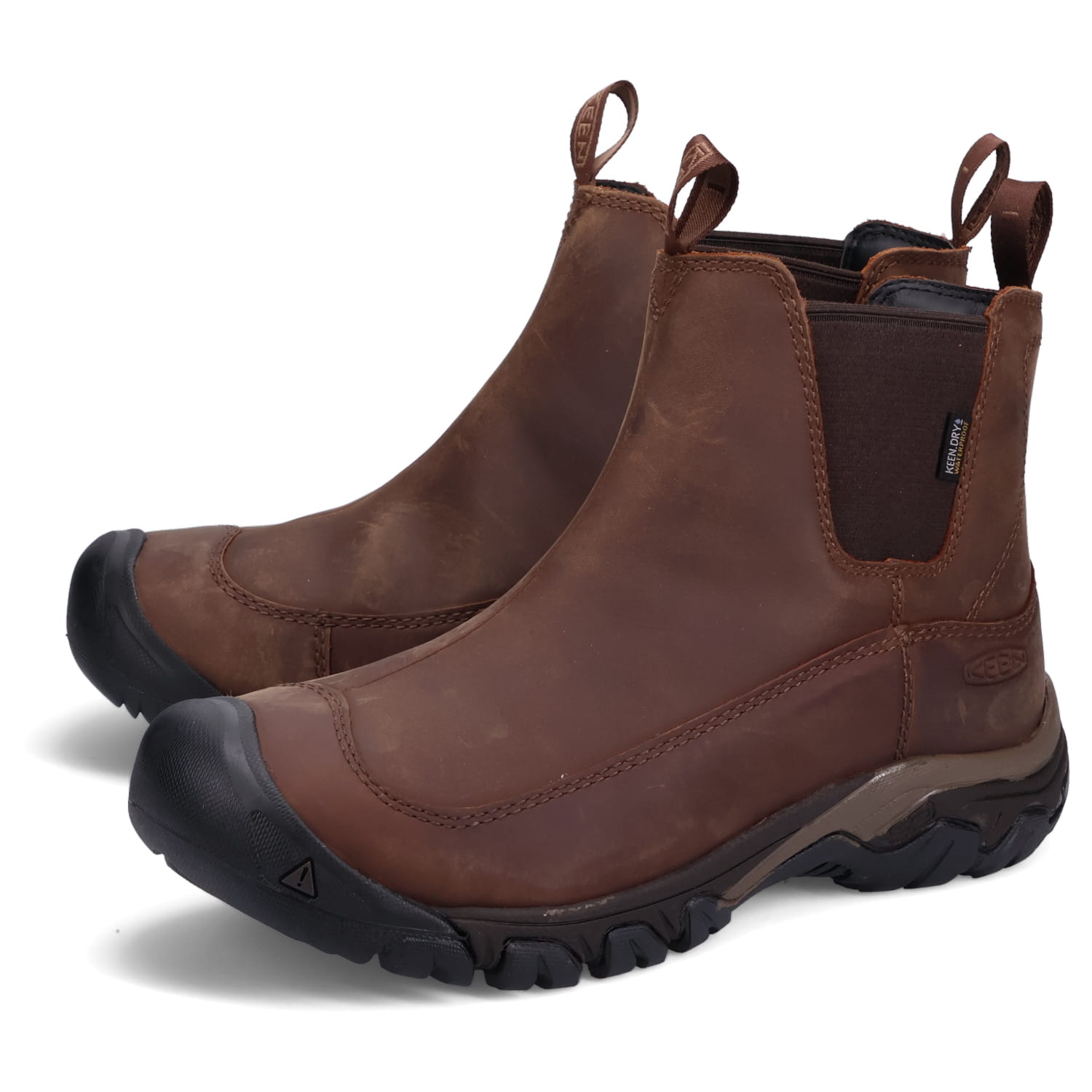 キーン サイドゴアブーツ メンズ KEEN ANCHORAGE BOOTS III WP キーン ブーツ サイドゴア ウィンターブーツ アンカレッジ 3 ウォータープルーフ メンズ 防水 ダーク ブラウン 1017790