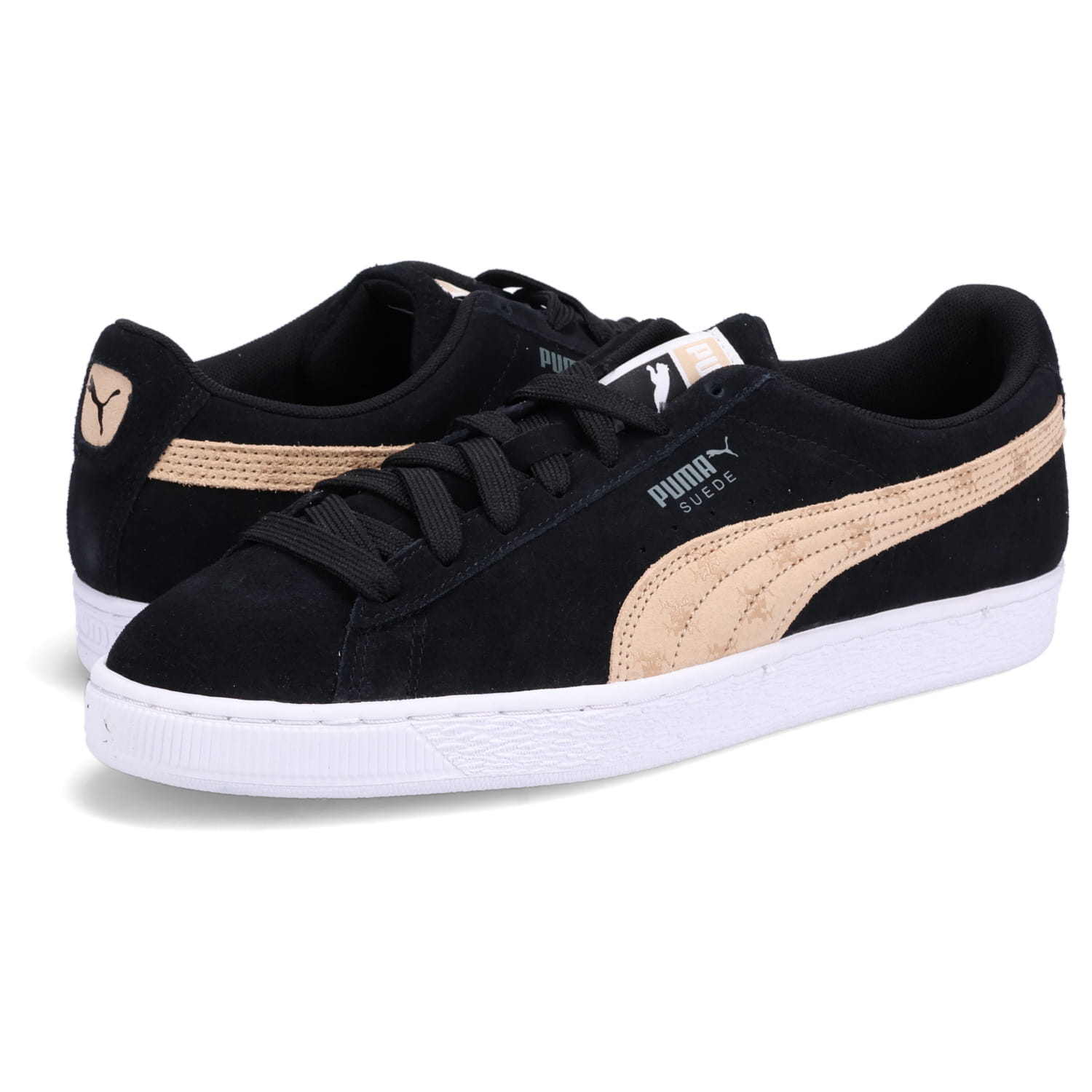 PUMA SUEDE T7 プーマ スニーカー スウェード メンズ スエード ブラック 黒 388717