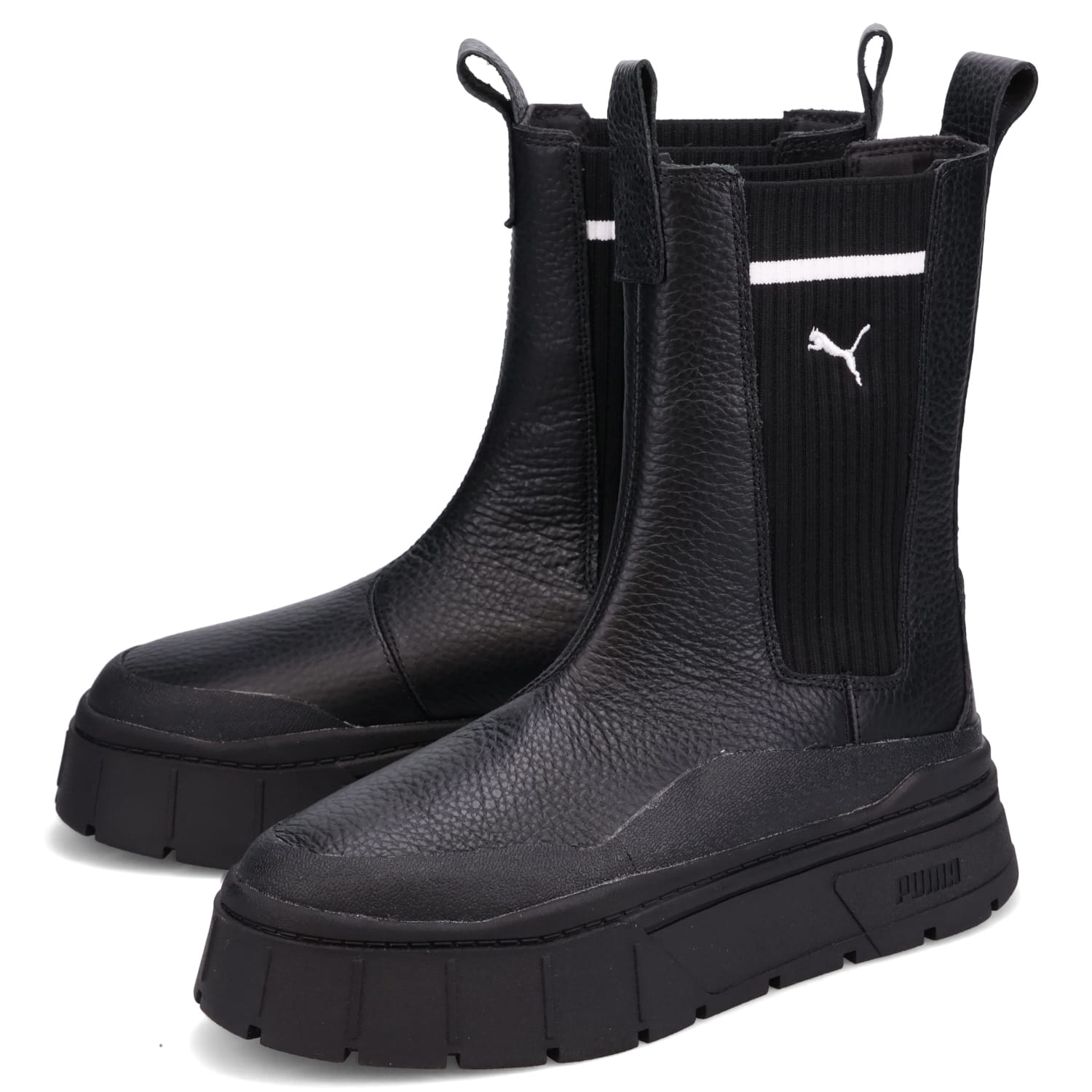 PUMA WNS MAIZE STACK CHELSEA CASUAL BOOTS プーマ チェルシ ...