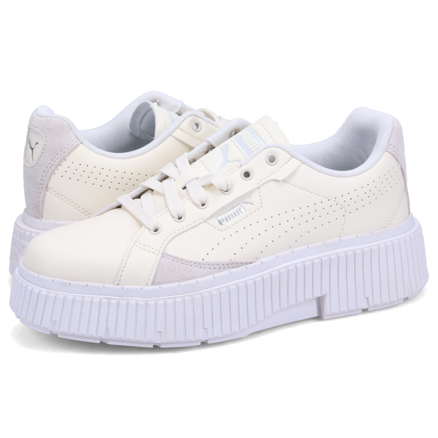 PUMA DINARA WMNS プーマ スニーカー 厚底 ディナーラ ウィメンズ レディース ベージュ 38895403