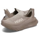 HOKA ONE ONE RESTORE TC ホカオネオネ スニーカー スリッポン リストア TC メンズ レディース 厚底 ベージュ 1134532