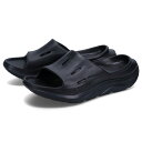 【最大1000円OFFクーポン】 HOKA ONE ONE ORA RECOVERY SLIDE 3 ホカオネオネ サンダル リカバリーサンダル オラ リカバリー スライド 3 メンズ レディース 厚底 ブラック 黒 1135061-BBLC