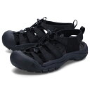【最大1000円OFFクーポン配布中】 KEEN NEWPORT H2 キーン ニューポート エイチツー サンダル スポーツサンダル レディース ブラック 黒 ...