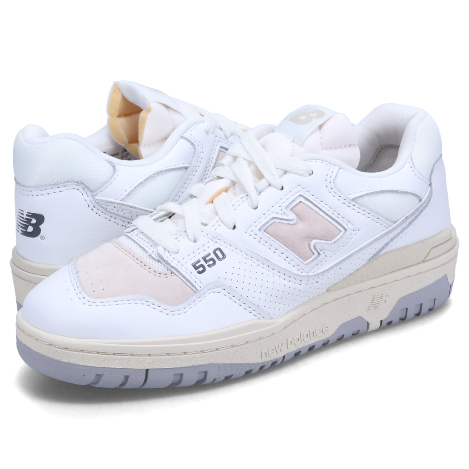 new balance ニューバランス 550 スニーカー メンズ レディース Dワイズ ホワイト 白 BB550PWG