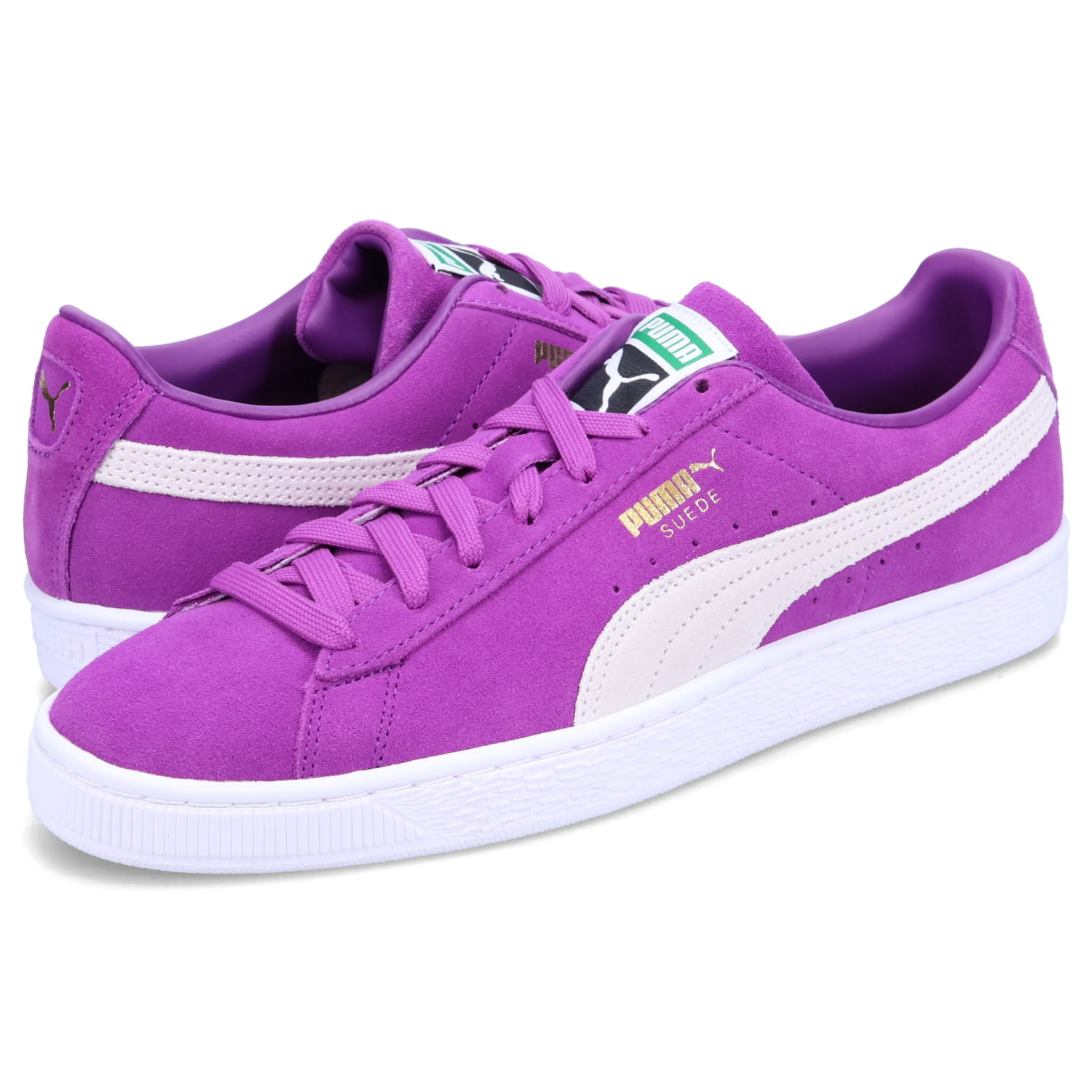 【最大1000円OFFクーポン】 PUMA SUEDE CLASSIC 21 プーマ スウェード クラシック 21 スニーカー メンズ スエード パープル 374915-91