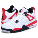 NIKE iCL GAW[_4 g GS Xj[J[ fB[X AIR JORDAN 4 RETRO GS zCg  408452-161