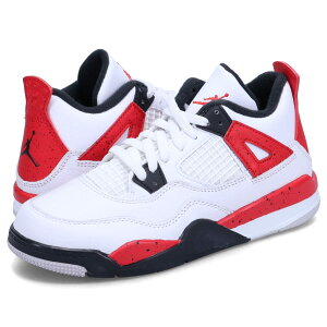 【最大1000円OFFクーポン】 NIKE ナイキ ジョーダン4 レトロ PS スニーカー キッズ JORDAN 4 RETRO PS ホワイト 白 BQ7669-161