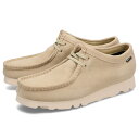  Clarks WALLABEE GTX クラークス ワラビー ゴアテックス シューズ メンズ レディース 防水 ベージュ 26172074