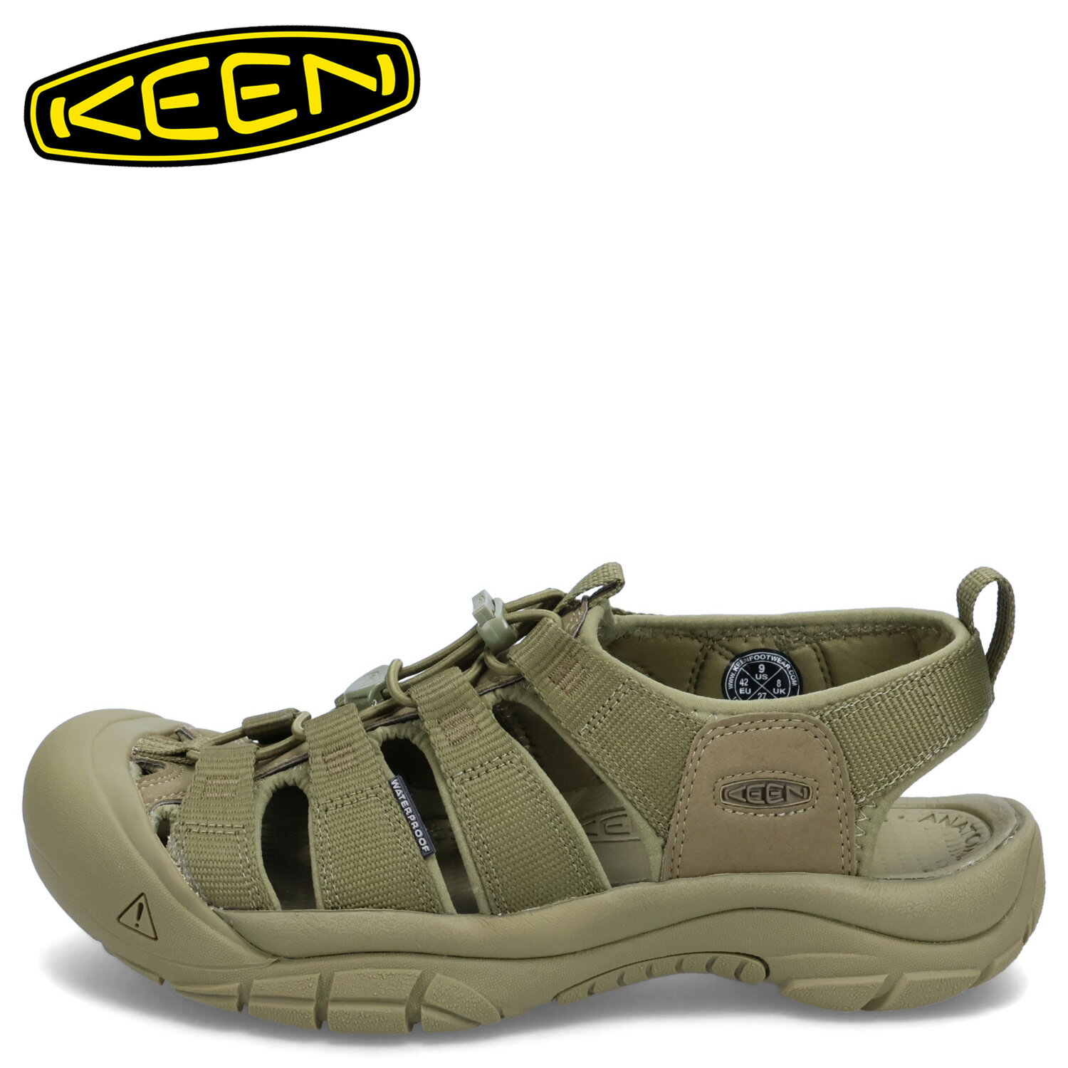 【最大1000円OFFクーポン】 KEEN NEWPORT H2 キーン ニューポート エイチツー サンダル シューズ メンズ 水陸両用 オリーブ 1027124