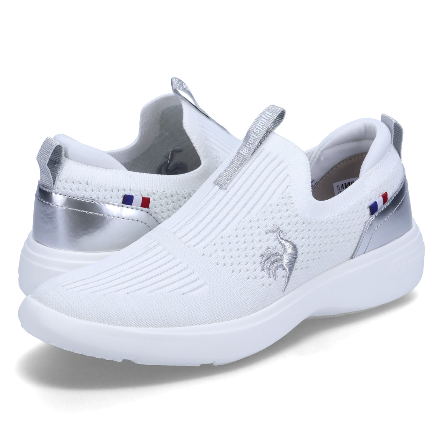 le coq sportif LA RHONE FK 2 ルコック スポルティフ スニーカー スリッポン ラ ローヌ FK 2 レディース ホワイト 白 QL3XJC08WS