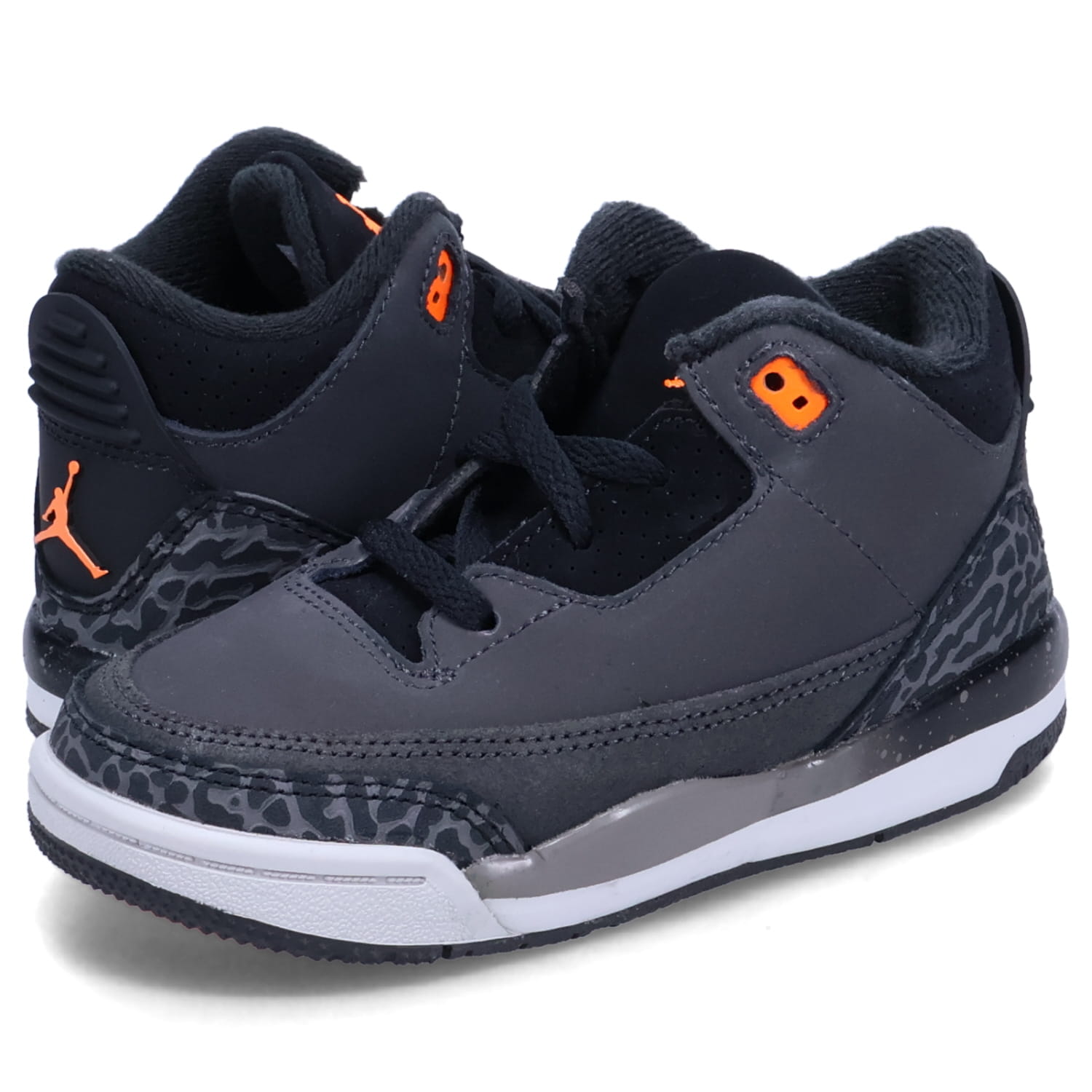 NIKE ナイキ ジョーダン3 レトロ スニーカー ベビー キッズ JORDAN 3 RETRO TD ブラック 黒 DM0968-080