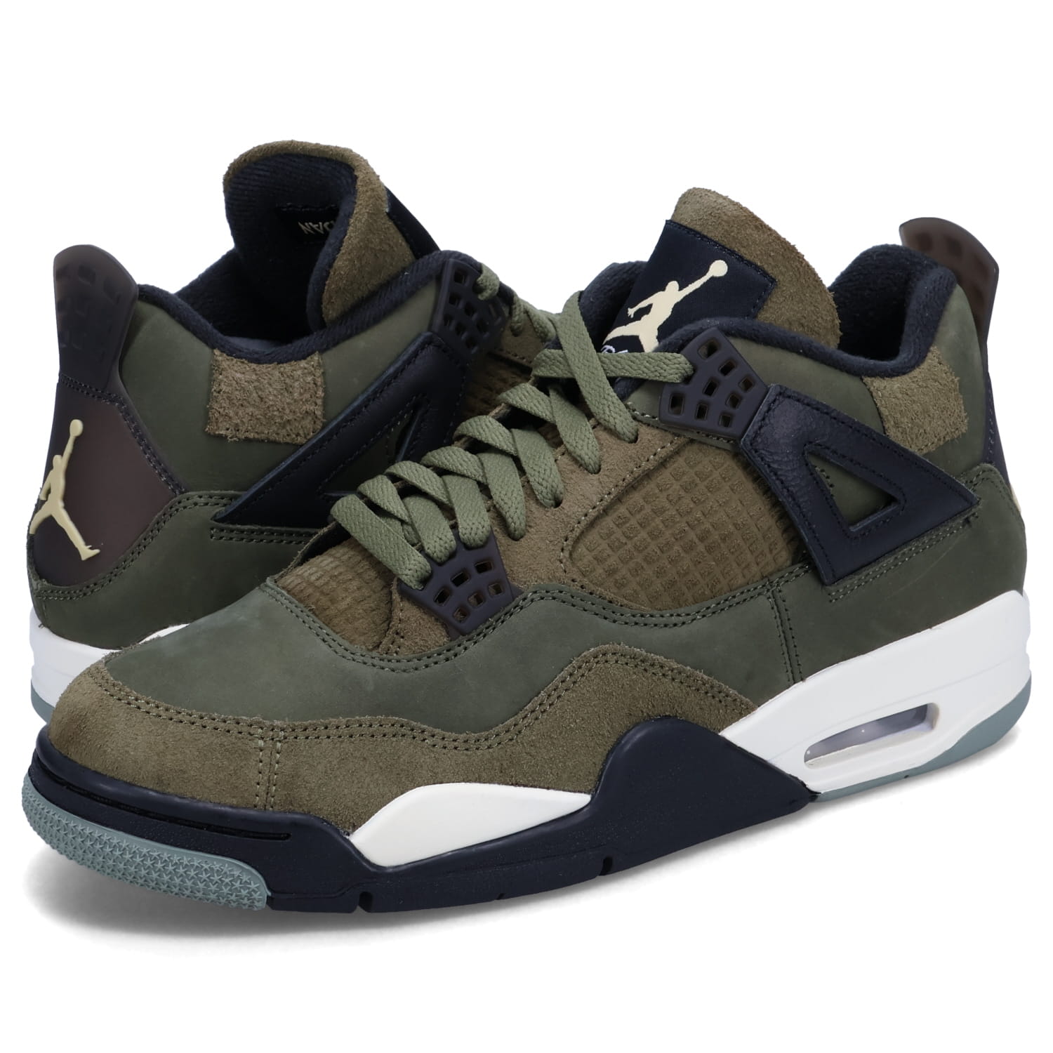 NIKE ナイキ エアジョーダン4 レトロ SE クラフト スニーカー メンズ AIR JORDAN 4 RETRO SE CRAFT オリーブ FB9927-200