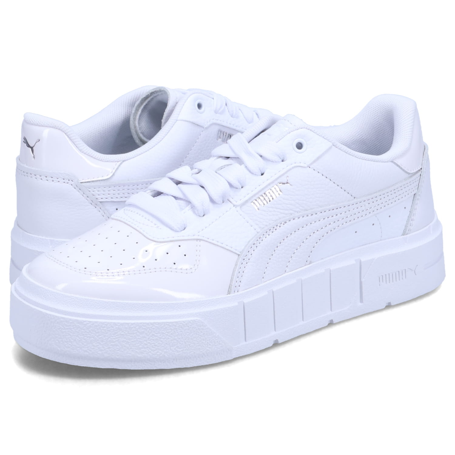 【最大1000円OFFクーポン】 PUMA CALI COURT PATENT WNS プーマ スニーカー カリ コート パテント レディース 厚底 ホワイト 白 394755-02