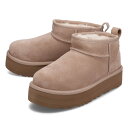 【最大1000円OFFクーポン発行中】 UGG KIDS CLASSIC ULTRA MINI PLATFORM アグ ウルトラミニ プラットフォーム ムートン...
