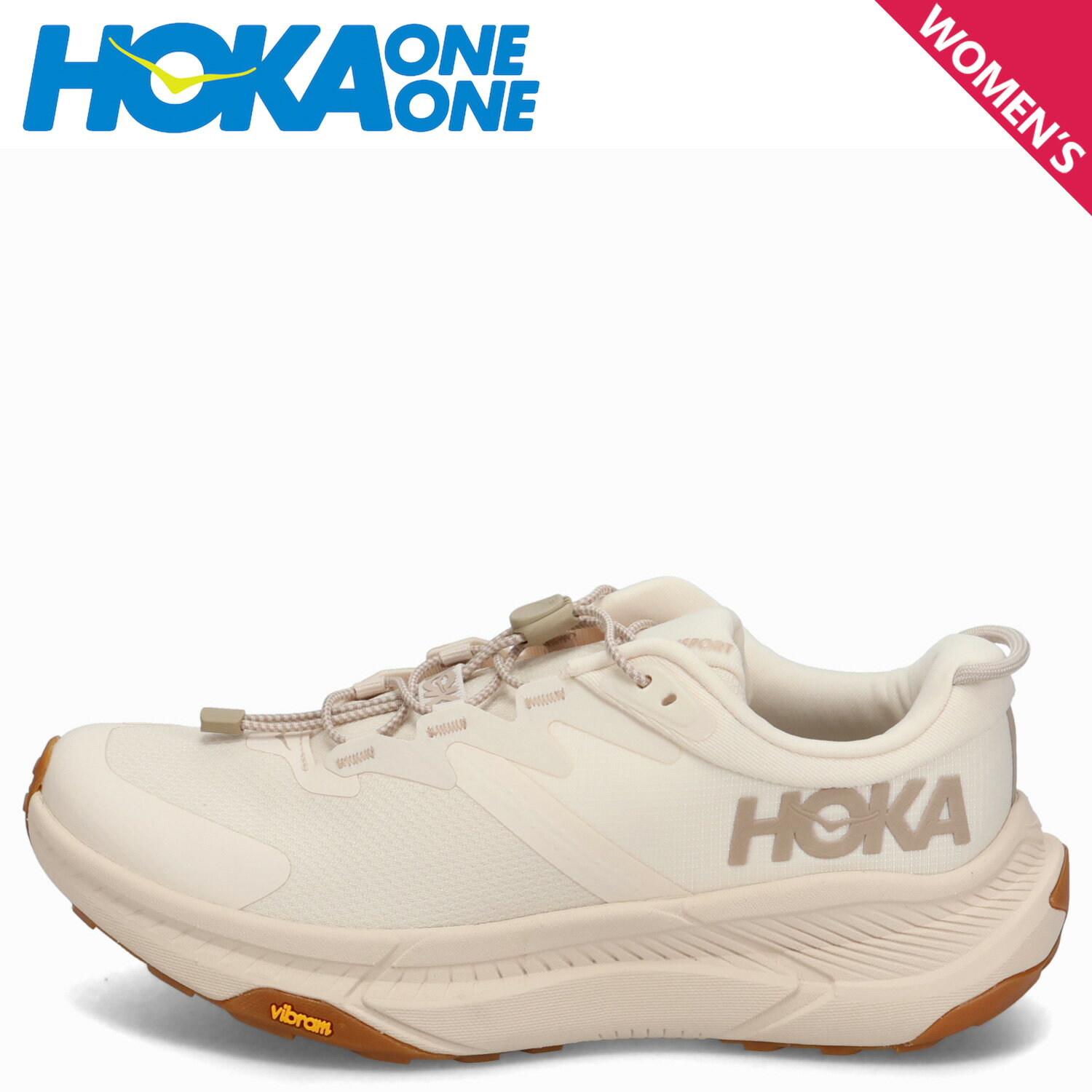 ホカオネオネ スニーカー レディース 【最大1000円OFFクーポン】 HOKA ONE ONE TRANSPORT ホカオネオネ スニーカー ハイキングシューズ トランスポート レディース 厚底 ベージュ 1123154