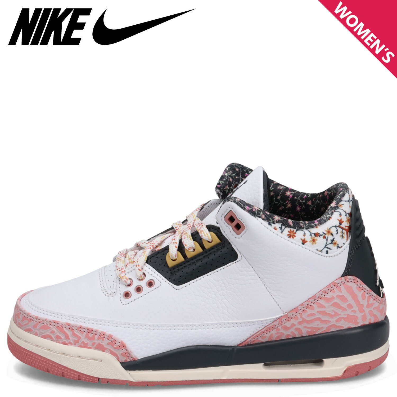 NIKE ナイキ エアジョーダン3 レトロ GS スニーカー レディース AIR JORDAN 3 RETRO GS ホワイト 白 441140-100