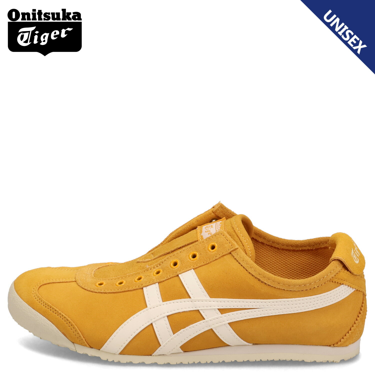 Onitsuka Tiger MEXICO 66 SLIP-ON オニツカタイガー メキシコ66 スリッポン スニーカー メンズ レディース イエロー 1183C157-750