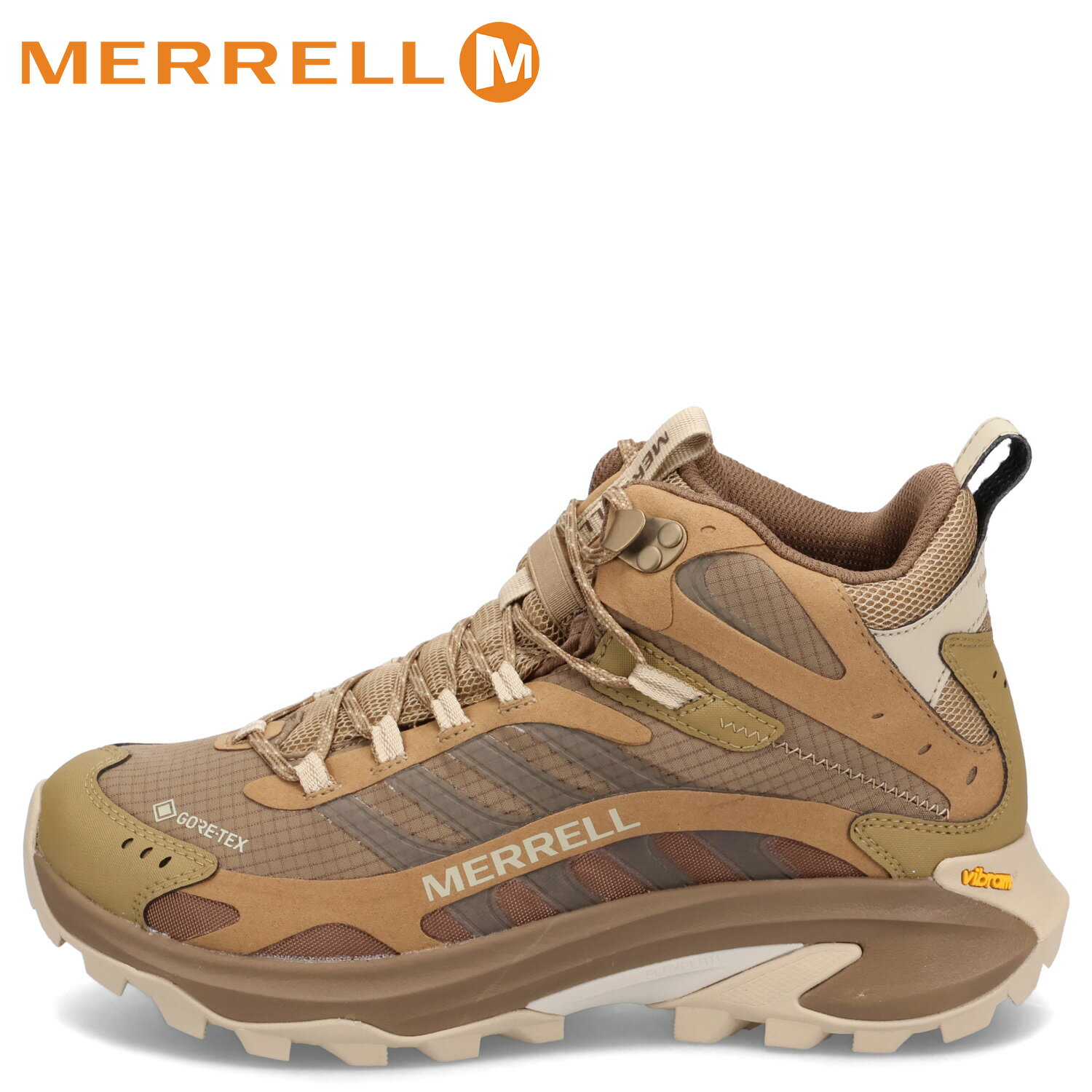 MERRELL MOAB SPEED 2 MID GORE-TEX メレル ハイキングシューズ ブーツ ウォーキング モアブ スピード 2 ゴアテックス メンズ カーキ J037505