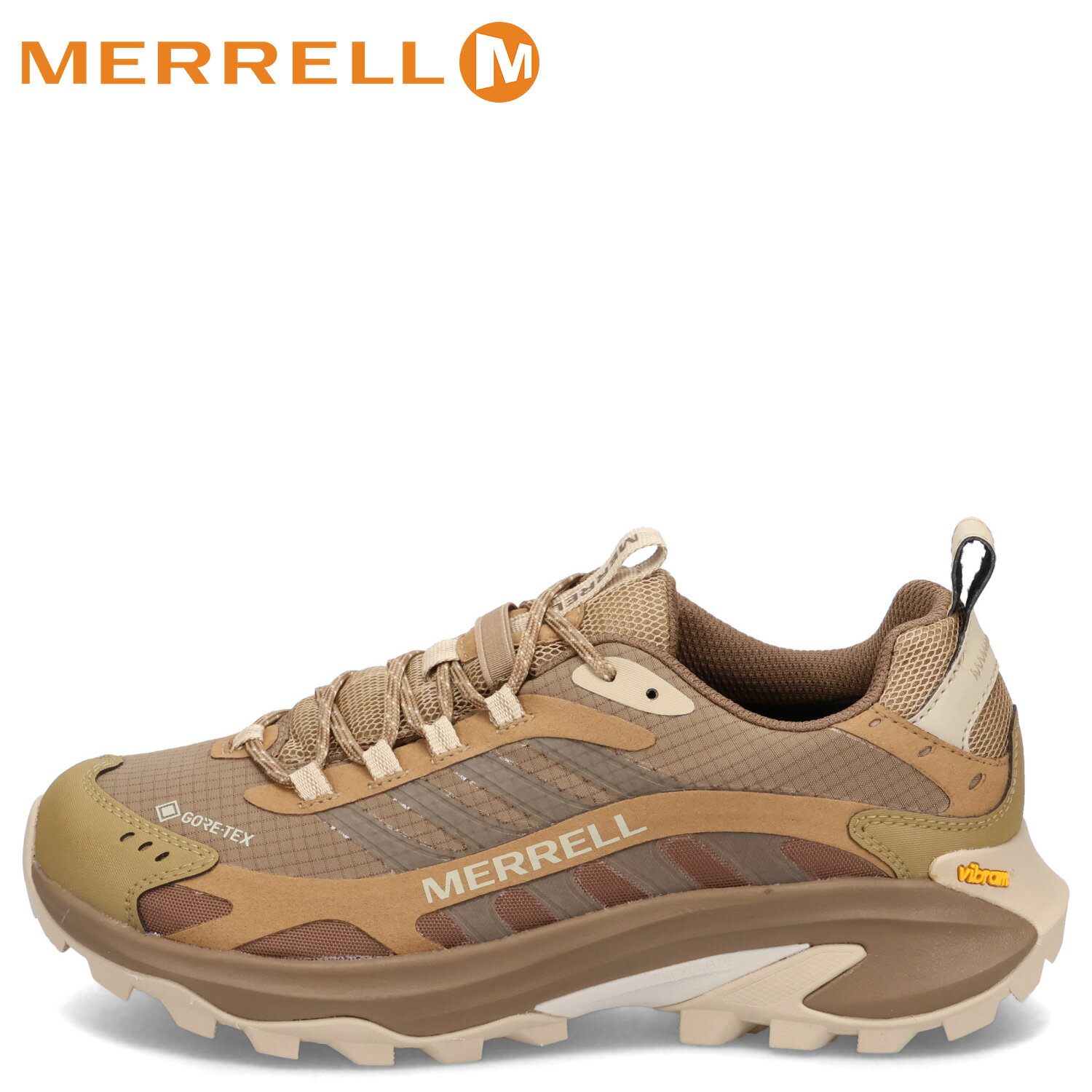 MERRELL MOAB SPEED 2 GORE-TEX メレル ハイキングシューズ スニーカー モアブ スピード 2 ゴアテックス ウォーキング メンズ カーキ J037517