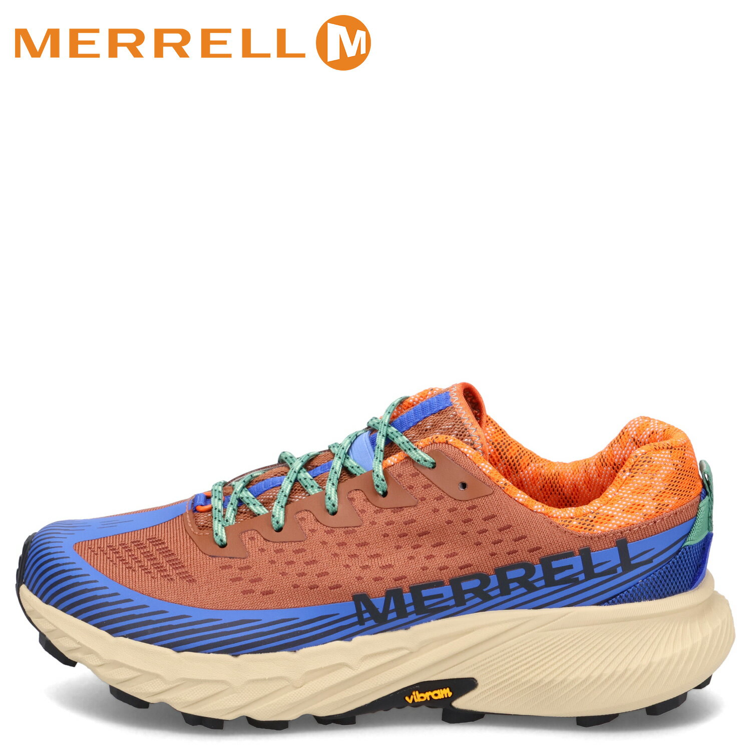 MERRELL AGILITY PEAK 5 メレル スニーカー トレイルランニング シューズ アジリティー ピーク 5 メンズ ブラウン J068117 [厚底]