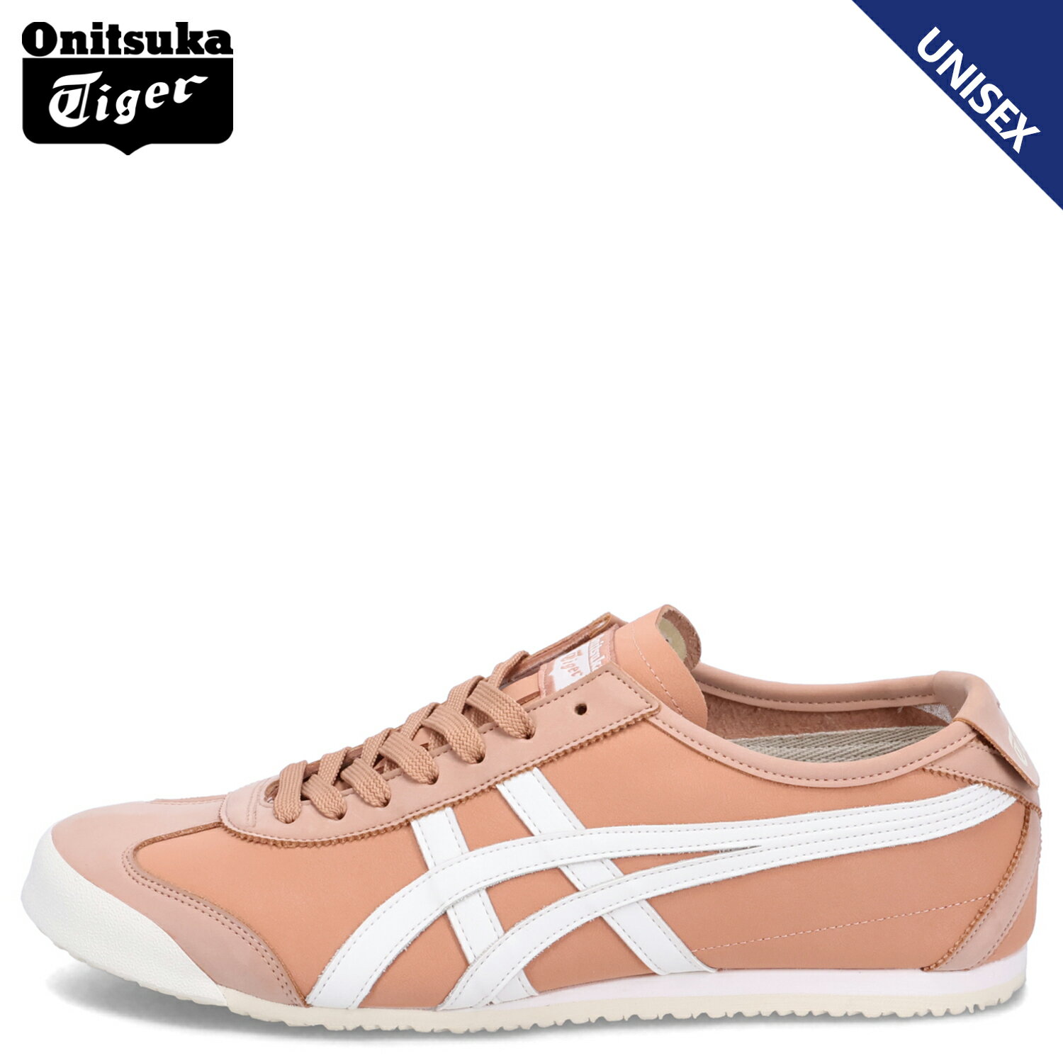 オニツカタイガー レザースニーカー レディース 【最大1000円OFFクーポン】 Onitsuka Tiger MEXICO 66 オニツカタイガー メキシコ66 スニーカー メンズ レディース ブラウン 1183B348-600