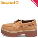 【最大1000円OFFクーポン】 Timberland STONE STREET 3 EYE ティンバーランド デッキシューズ モカシン ストーン ストリート スリーアイ レディース 厚底 ウィート A6AUS