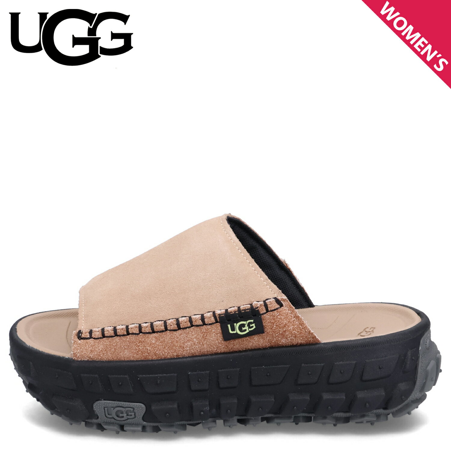 【最大1000円OFFクーポン】 UGG VENTURE DAZE SLIDE アグ サンダル スライドサンダル ベンチャー デイズ レディース 厚底 ベージュ 1152680