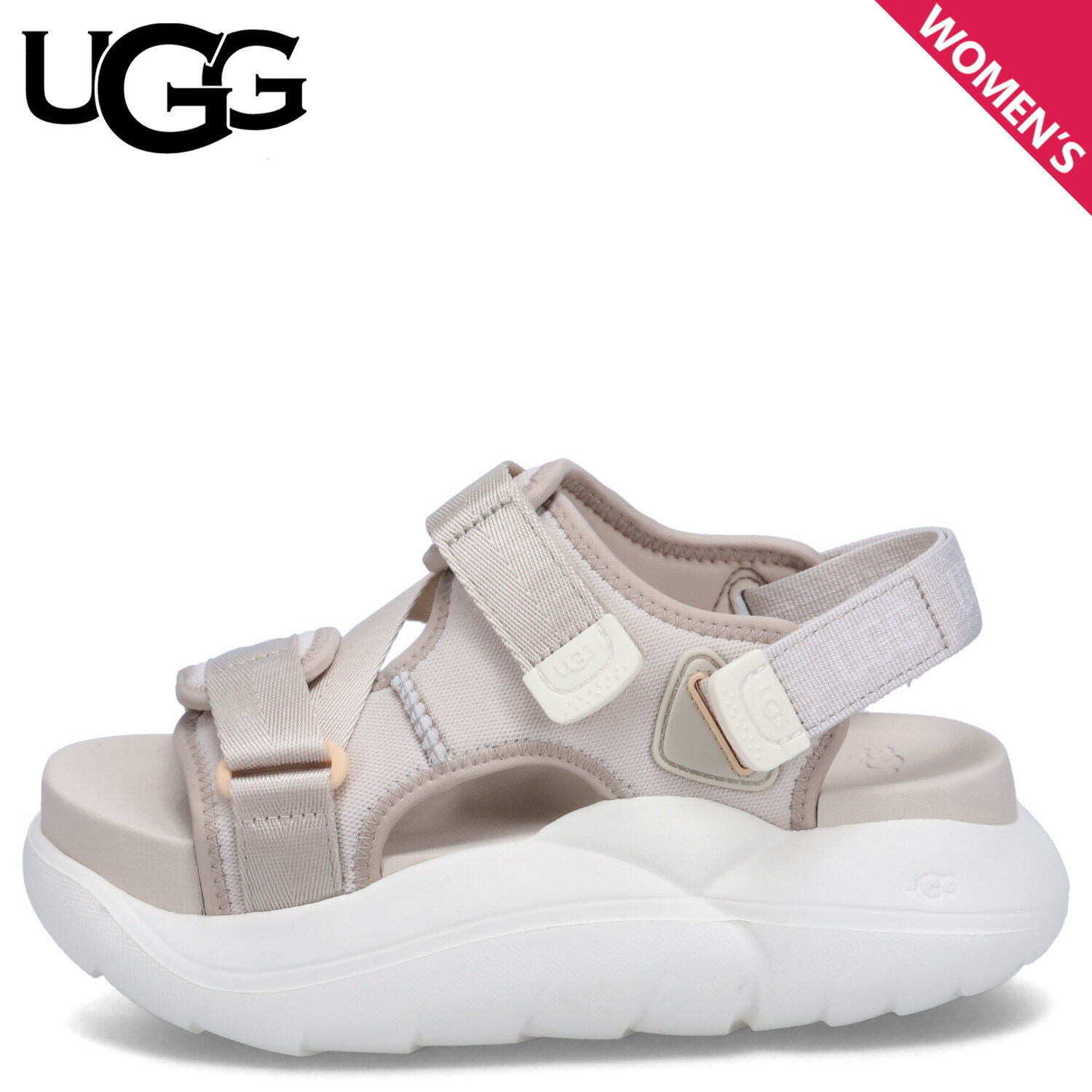 UGG LA ALTO CROSS STRAP アグ サンダル ストラップサンダル ラ アルト クロスストラップ レディース 厚底 ベージュ 1152688