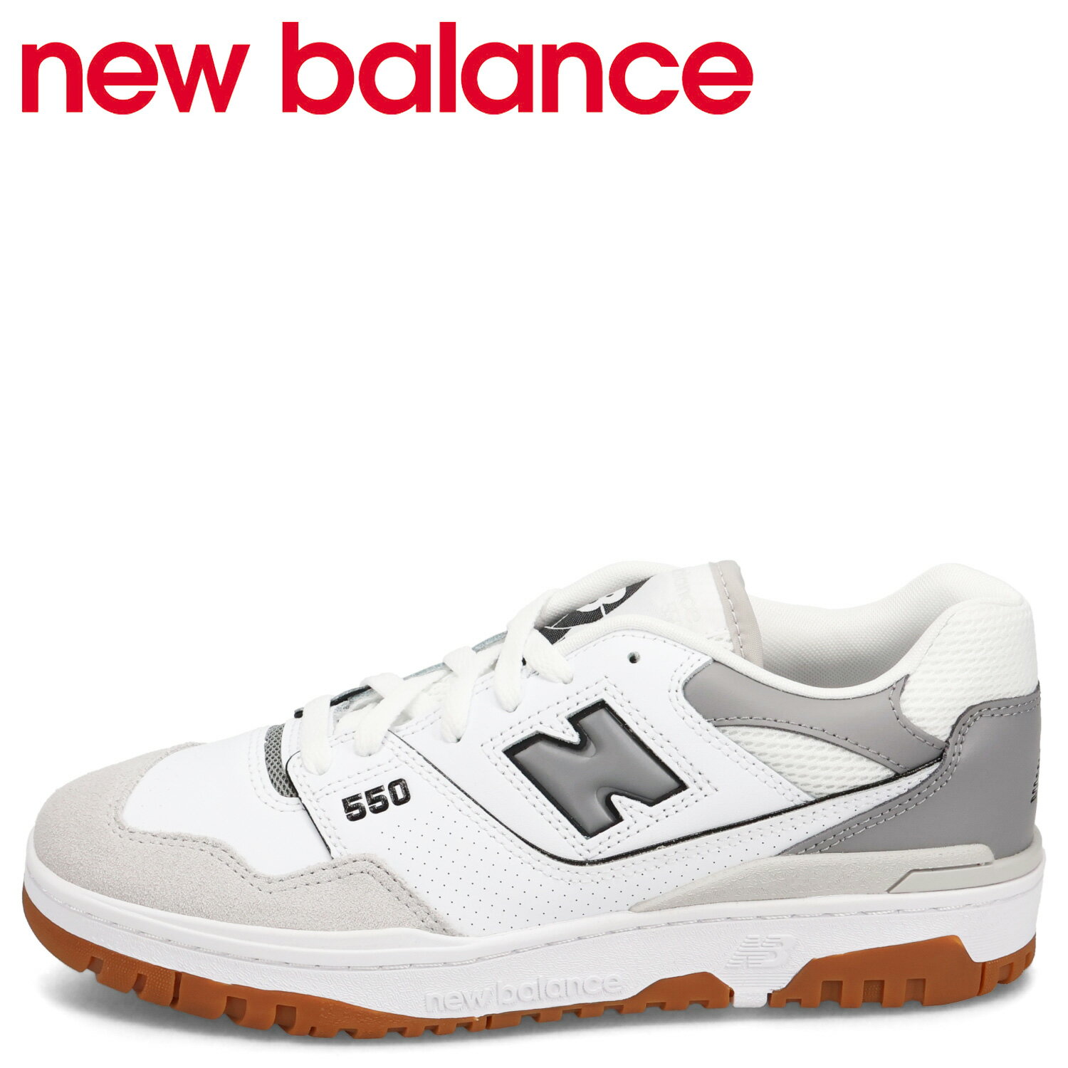 new balance ニューバランス 550 スニーカー メンズ Dワイズ ホワイト 白 BB550ESC