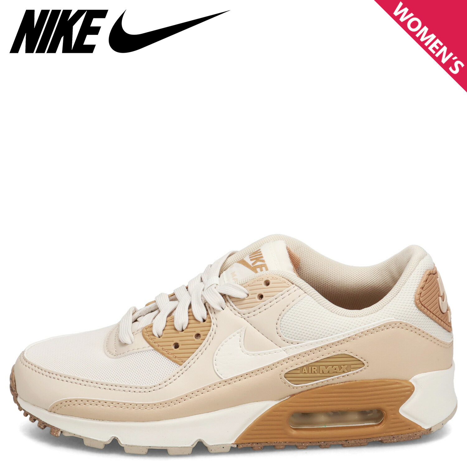 NIKE ナイキ エアマックス90 スニーカー レディース WMNS AIR MAX 90 ベージュ DH8010-004