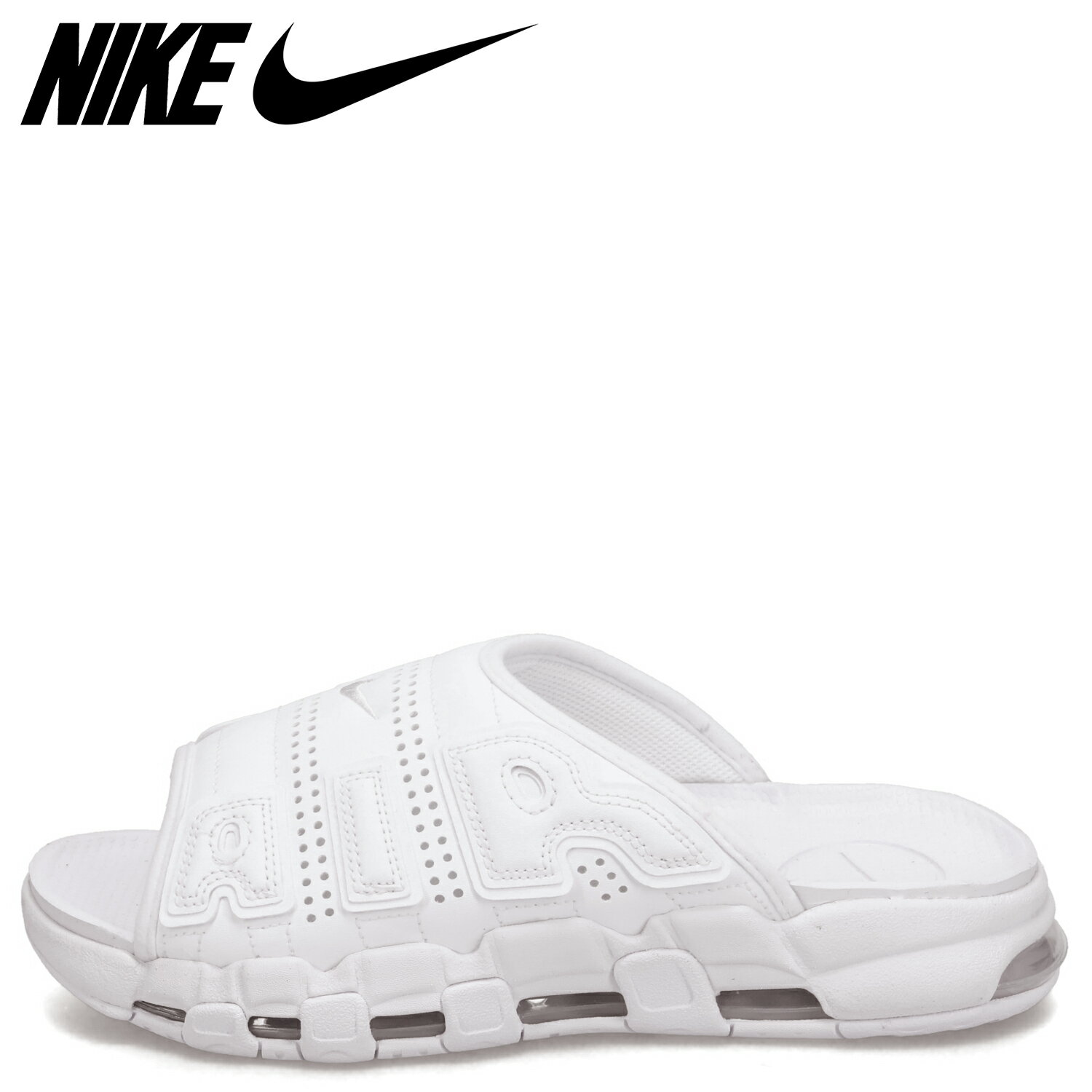 NIKE ナイキ エアモアアップテンポ サンダル スライドサンダル メンズ 軽量 AIR MORE UPTEMPO SLIDE ホワイト 白 FD9883-101