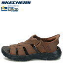  SKECHERS SLIP-INS REVOLTED SS スケッチャーズ スリップインズ リボルテッド SS サンダル スポーツサンダル メンズ ダーク ブラウン 205184